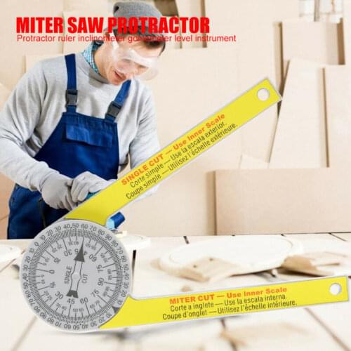 505p-7 Calibration Miter Saw Protractor Finder Angle Finder Miter Gauge Goniometer Angle Finder Arm Measuring Ruler