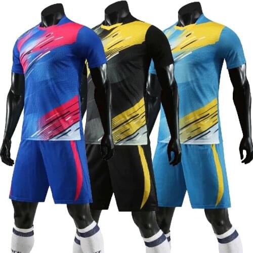 Soccer Football Jerseys Shorts Set Men Soccer Jerseys Sets Boys and girls Soccer Clothes Sets Training Football Jersey Tracksuit