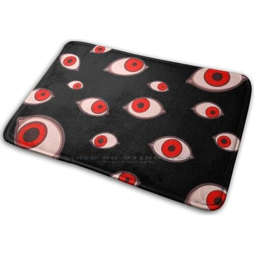 Eyes Mat Rug Carpet Anti - Slip Bedroom Entrance Door Mat Eye Human Monster Pupil Of The Eye Of Ones Eye Anime Style Manga