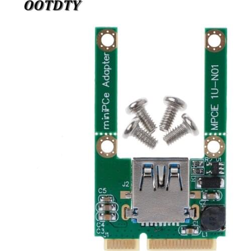 OOTDTY new Mini pcie to USB 3.0 adapter converter 1 Set Mini PCI-E PCI-Express Card To USB 3.0 Male Converter Adapter Card