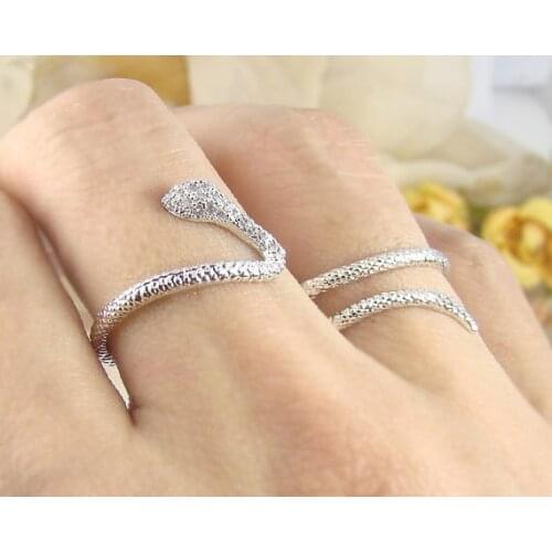 Wholesale handmade han edition personality snake ring fashion accessories opening gifts,rings for women,ring,for girl