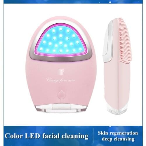 Facial Cleansing Brush Face Skin Care Tools Waterproof Silicone Electric Sonic Cleanser Facial Beauty Massager