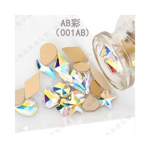 Glass Strass Crystal DMC Thermoset Diamond Flat Nail Rhinestone Flat Shaped Nail Nail