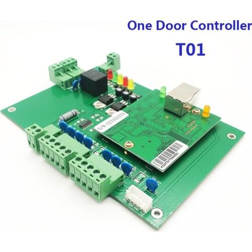 TCP/IP One door Access Control System RFID Card access control board Single Door Lock Security Controller T01