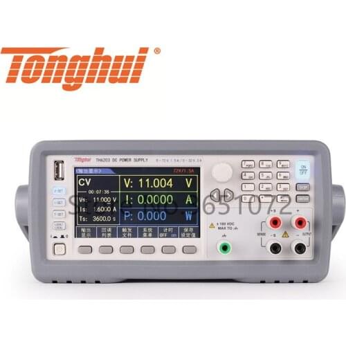 TH6203 Double Range Programmable DC Power Supply Power Source F1:72V/1.5A/108W, F2:32V/3A/96W