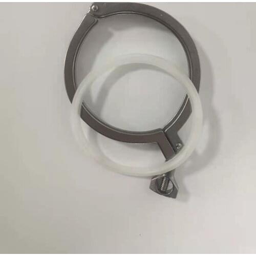 4"Tri-clamp SUS304 4" OD 119 Tri-Clamp, Stainless Steel Tri Clover Sanitary Fitting for home Brewing .Sanitary sealing for free