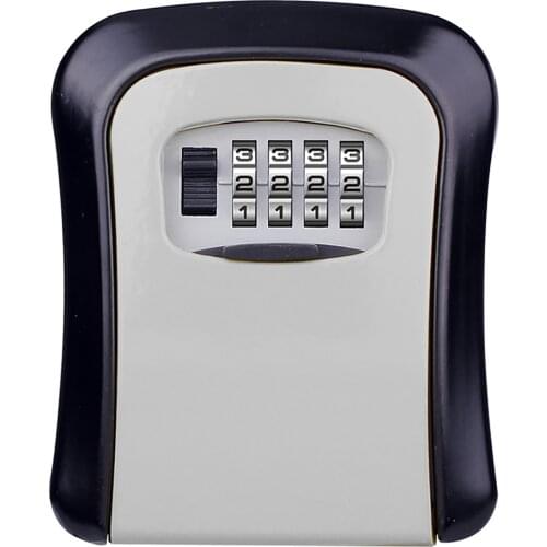 Key Storage Holder Lock Box Safe Security Storage Combination Wall Mount Small Lock Box for Door Outside Garage кодовый замок