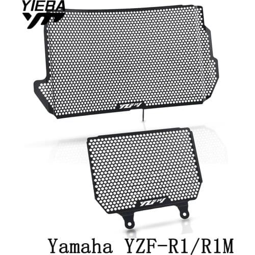 2020 For Yamaha YZF-R1M YZF-R1 YZF R1 M 2015-2020 2019 Motorcycle Aluminum Radiator Guard oil cooler Guard Cover Protector Set