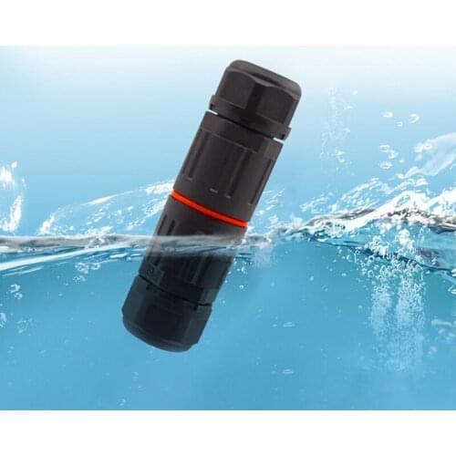 3Pin Waterproof Connector 300V 16A 4-7mm 2Pin IP68 Cable Connectors Outdoor Wire Electrical Junction Box Terminal Block