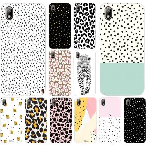 44 Leopard print dot Silicone TPU Protective Cover Phone Case On Case For Huawei Y5 Y6 Y7 Prime 2019 Case Soft