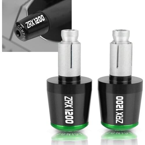 7/8" CNC Motorcycle Accessories Handlebars Bar Ends Grips Slider For Kawasaki ZRX1200 R ZRX1200R ZRX 1200 R 2001-2005 2002 2003