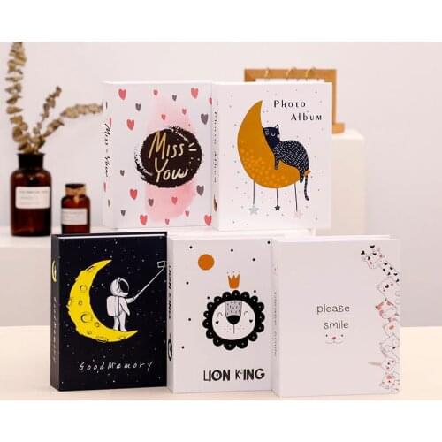 7Inch Photos Storage Book 100 Sheets Vertical Interleaf Type Baby Family Photo Album Gift Scrapbook Children Growth Memory Album