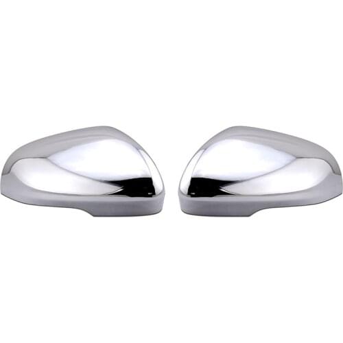 Car Chrome rear view door wing side mirror covers cap trim backs for Jaguar XF XFR 2009+, XK/XKR 2010