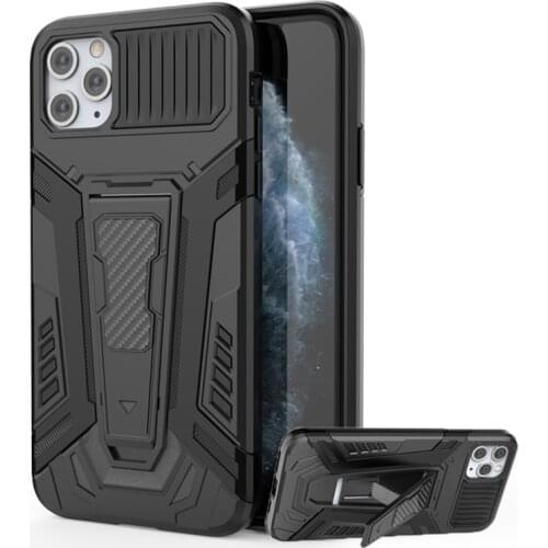 For iPhone 11 Pro Case For iPhone 11 Pro Max 12 Mini Funda Back Cover Magnet Car Holder Stand Shockproof Bumper Armor Phone Case
