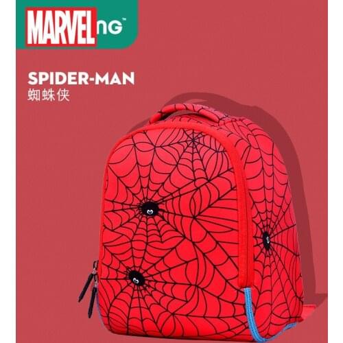 Disney Toddler Schoolbag Kindergarten Children Boys and Girls Cartoon Backpack Spiderman Neoprene Backpack