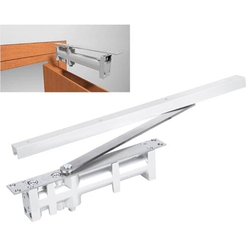 Hydraulic Buffer Automatic Door Closer 80KG Concealed Door Closing Positioning Equipment Mute Soft Closing Door Hardware