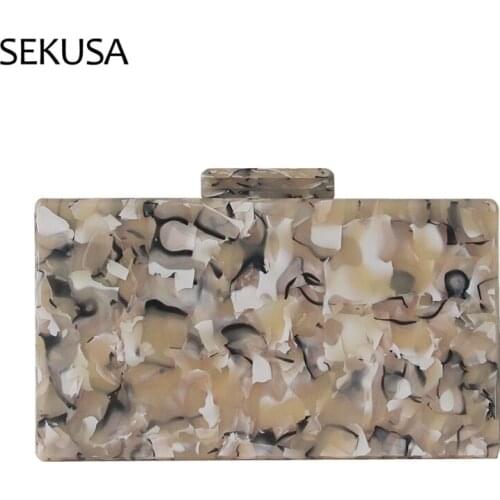 Sexy Leopard Women Small Day Clutch Acrylic Clear Ladies Evening Bags Party Wedding Dress Gift Handbags Purse