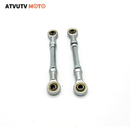 2pcs 155MM 8mm Steering Tie Rod kit Ball Joint For 49cc Electric Mini Kids ATV Go Kart Buggy Quad Bike Parts total