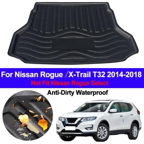 Rear Boot Cargo Liner Tray Trunk Luggage Floor Mats Carpets Pad For Nissan X-Trail XTrail Rogue 2014 2015 2016 2017 2018 2019