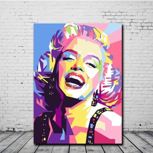 Colorful Beauty Canvas Paintings Portrait Abstract Posters and Prints Cuadros Wall Art Pictures for Living Room Home Decoration