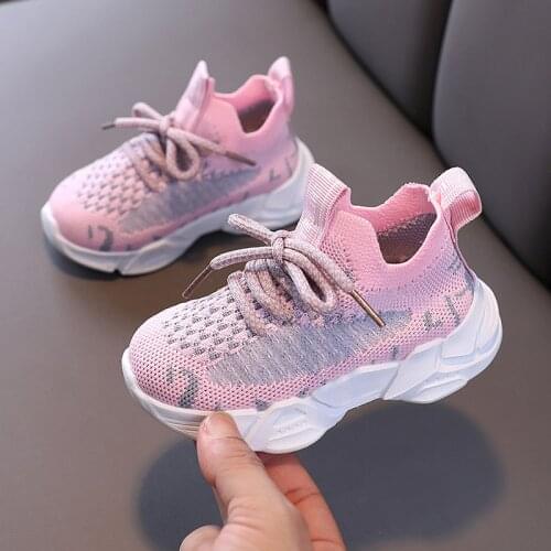 Children Sneakers 2021 Girls Spring Autumn Fashion Casual Running Sports Shoes Kids Boys Soft Sole Sneakers Baby Toddler Shoes