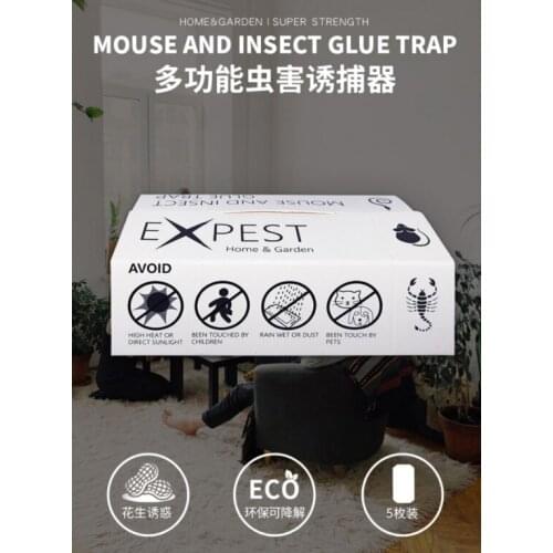 Reptile sub-board indoor sticky mouse board strong catch insect spider centipede earwig artifact cockroach stick J05