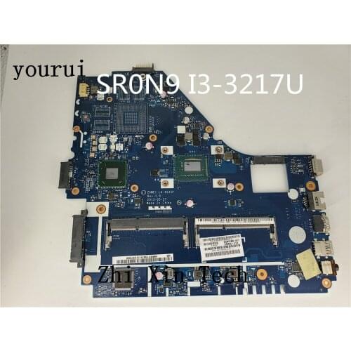 Yourui For Acer Aspire E1-570 E1-570 Laptop motherboard Z5WE1 LA-9535P NBMEP11001 NB.MEP11.001 SR0N9 i3-3217u 100% Test work