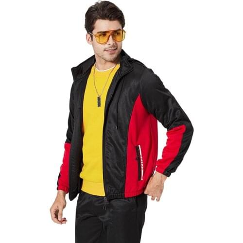 2021 Mens Hip Hop Tracksuit Mens Spring Clothing 2 Pieces Sets Men Streetwear Zipper Jacets And Harem Pants+Sweatshirt Suit 2XL