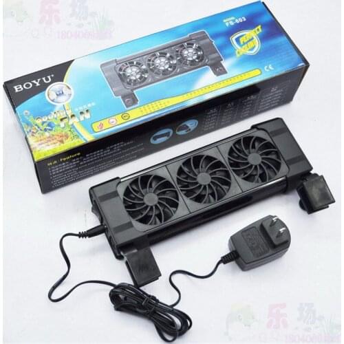 220V DC12V Aquarium Cooling Fan Chiller Adjustable Fish Tank Cold Wind Chiller Temperature Control