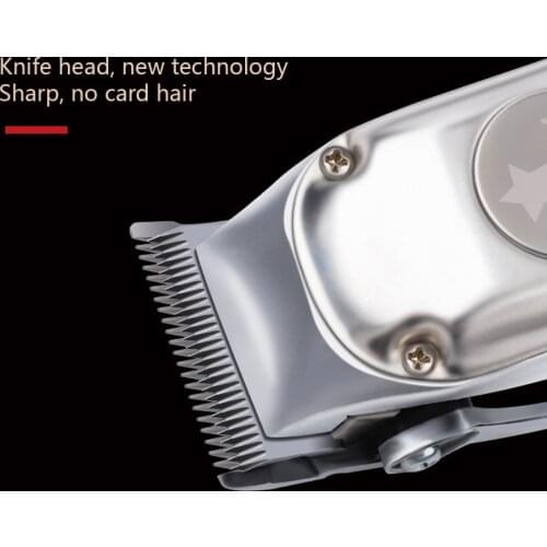 Rechargeable Hair Clipper Kemei 1996 Barber Shop Professional Beard Trimmer Haircut Machine All Metal Men Electric Hair Trimmer