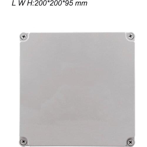 High end plastic waterproof junction box outdoor electric Enclosure Case box 200mm * 200mm *95mm IP67 IK08 Line Connector