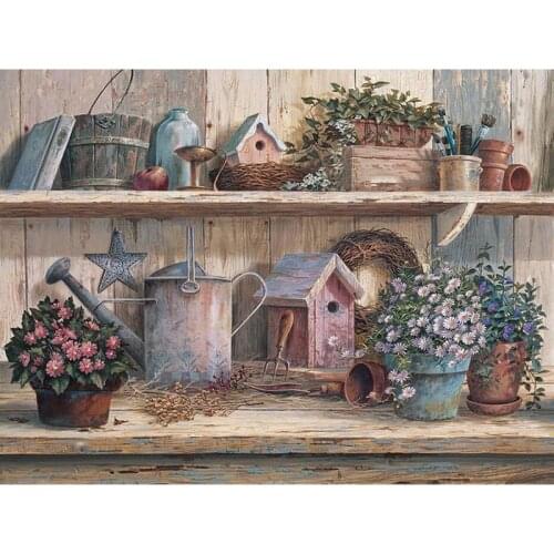 Full Square/Round DIY Diamond Embroidery Grow flowers 5D Diamond Painting Rhinestone Mosaic Decor HYY