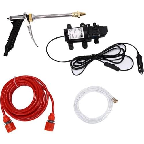 100W 160PSI DC 12V Portable High Pressure Car Electric Washer Wash Pump Set Tools Kit