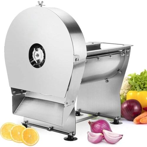 Electric Vegetable Slicer Commercial Fruit Shredder Adjustable Manual Stainless Steel Blade Slicing Onion Ginger Lemon Cabbage