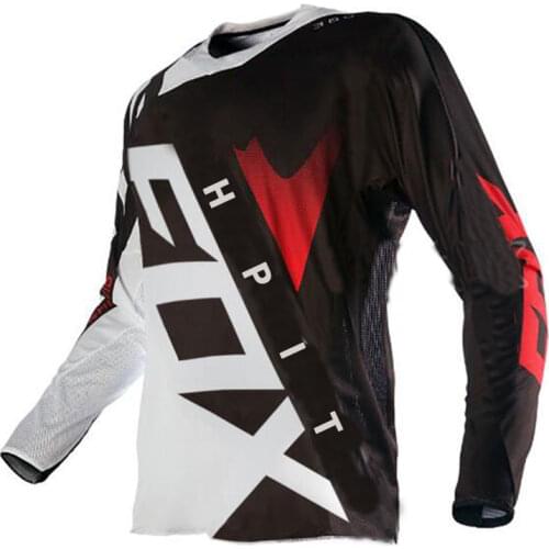Motorcycle Mountain Bike Team Downhill Jersey MTB Offroad DH Fxr Bicycle Locomotive Shirt Cross Country Mountain Hpit Fox Jersey