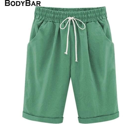 Summer Cotton Solid Color Short Trendy Girls Ladies Elastic Waists Shorts Casual Running Pants Oversized Short Home Pant For Gym