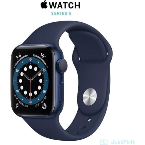 APPLE New Apple Watch 6 Blood Oxygen Detection ECG Function 40/44mm GPS WiFi Version Aluminum Case IOS SmartWatch for iPhone