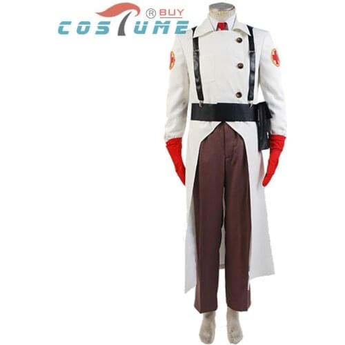 Team Fortress 2 Medic Uniform Cosplay Costume Men Anime Halloween COSTUMES Custom Made New Arrival