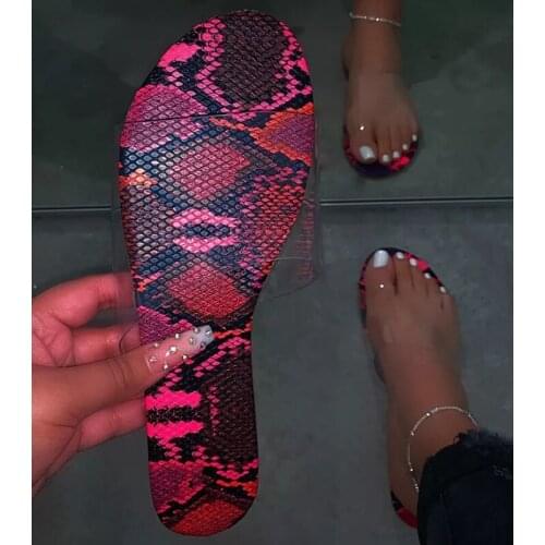 2020 summer new pvc comfortable wild European and American sandals flat womens beach shoes slippers