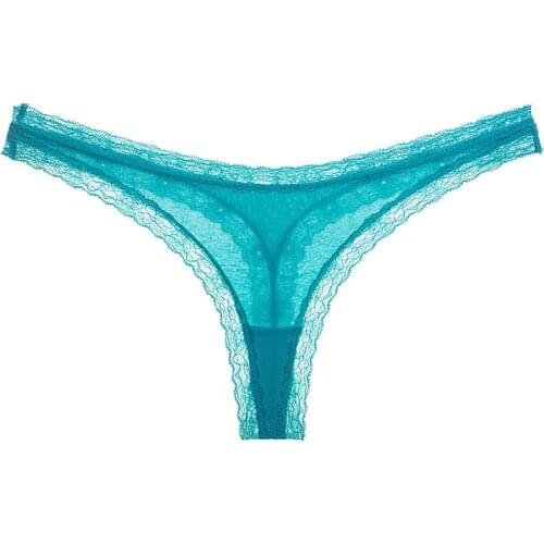 Womens Underwear, Sex Appeal, Temptation, Lace, Cotton, Low-waist Seamless, Womens Briefs, Thongs, T-pants, Panties Women