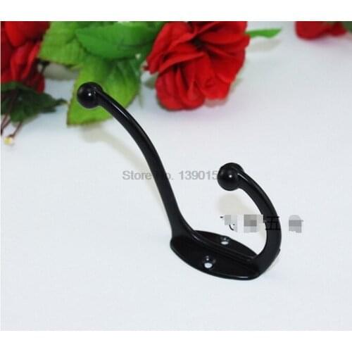 DHL 200pcs Cloth Hook Hanger Metal Wall Hanging Hook Vintage Bronze Hook Key Coat Bag Hat Hanger Hook for bathroom