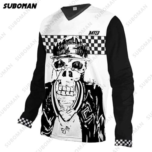 2021 mtb team Downhill Mountain Motocross Jersey MTB Bike Cycling Motorcycle T Shirt Bicycle Off Road Wear Clothing BMX Jersey