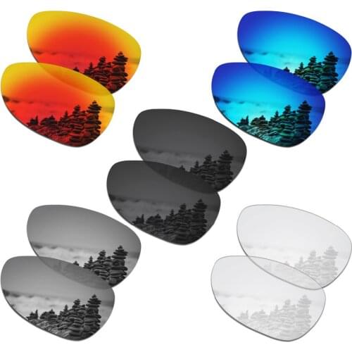 SmartVLT 5 Pairs Polarized Sunglasses Replacement Lenses for Oakley Felon - 5 Colors