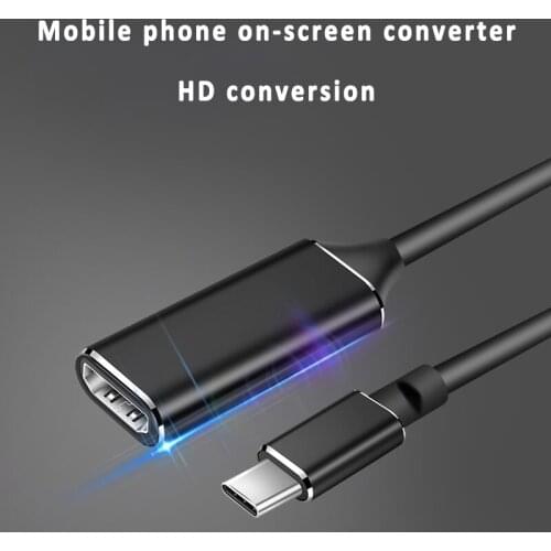 USB 3.1 To HDMI Adapter Male To Female Converter 4k 30hz Usb Type C To Hdmi Cable Adapter For PC Computer TV Display