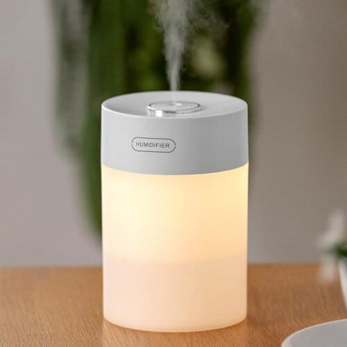 600ml USB Mini Portable Humidifier Car Air Purifier Aromatheraphy Mist Maker LED Light Lamp Umidificador Auto Shut-off for Home