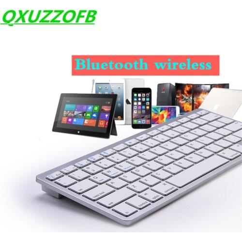 Wireless Bluetooth Keyboard For Ipad Smartphone Ios Android Russian Spanish Korean French Arabic