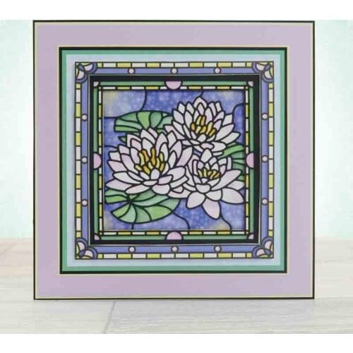 Lotus Flowers With Peace Word Metal Cutting Dies for DIY Scrapbooking Album Embossing Paper Cards Making Crafts Supplies 2019