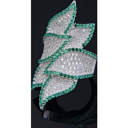 Designer Fashion 925 Sterling Silver Jewelry 3A Cubic Zirconia Party Ring