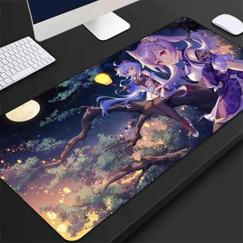 Genshin Impact 70x30cm Gamers Non-slip Animation Mouse Pad Large Mouse Pad Gaming Accessories Notebook Rubber Portable Mouse Pad