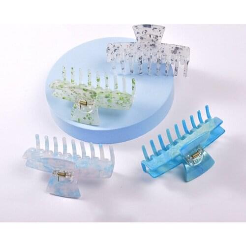 Korean Women Barrettes Acetate Hair Claws Large Hair Accessories Hairclips Ladies Hair grips Headwear Girls Ornaments Crab Bands